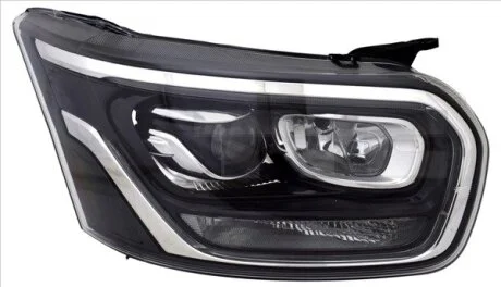 Фара Прав (D5S/H11/LED, електричн, з мотором, колір відбивача: чорн) FORD TRANSIT VI FL 09.18- TYC 2019091062