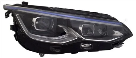 Фара Лів (LED, електричн, з мотором, колір відбивача: синй) VW GOLF VIII 10.19- TYC 2019134162