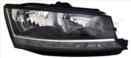 Фара Прав (2*H7/LED, електричн, з мотором) SKODA FABIA III 03.18-06.21 TYC 2019169062