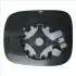 Скло дзеркала VOLVO XC-70 II 07-M-GL/L/PODGRZ. 33800441
