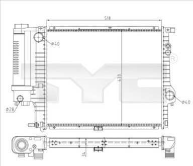 CHLODNICA TYC 7030010R (фото 1)