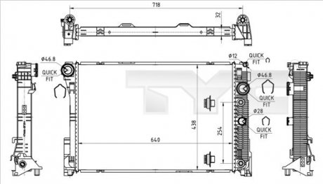 Автозапчастина TYC 7210018