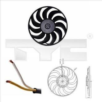 Вентилятор радиатора TYC 802-0051