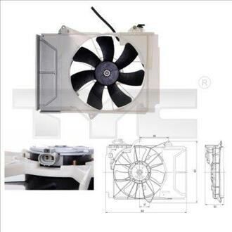 Вентилятор радиатора TYC 836-0011 (фото 1)
