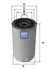 Фільтр масла UFI 2311700 (фото 1)