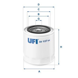 Фільтр масла UFI 2312704