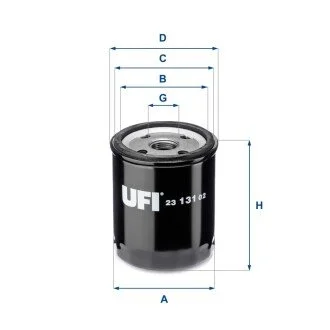 Фільтр масла UFI 23.131.02
