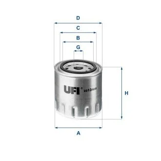 Фільтр масла UFI 2313400