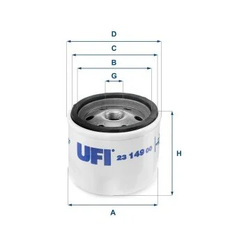 Фільтр оливний UFI 2314900