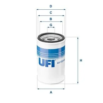 Фільтр масла UFI 2315100
