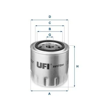 Фільтр масла UFI 2317200