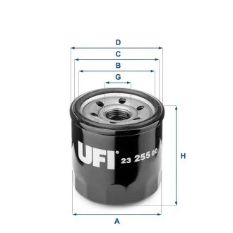 Фільтр масла UFI 23.255.00