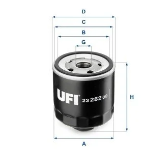 Фільтр масла UFI 23.282.00