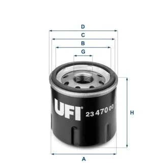 Фільтр масла UFI 23.470.00