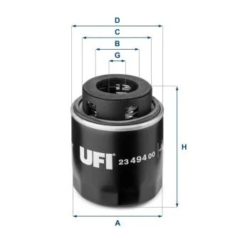 Масляный фильтр UFI 23.494.00