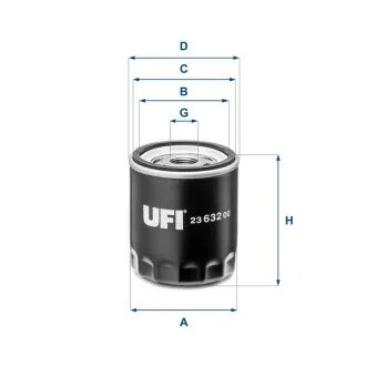 Фільтр масла UFI 23.632.00