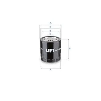 Фільтр масляний UFI 23.721.00
