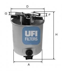 Фільтр палива UFI 2402501 (фото 1)