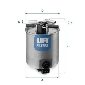 Фільтр палива UFI 2402501