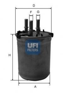 Фільтр палива UFI 2403300 (фото 1)