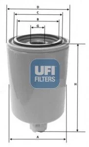 FILTR CIEZAROWKA UFI 2403900 (фото 1)