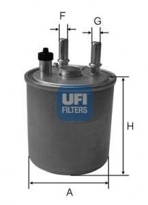 Фільтр паливний UFI 2407300 (фото 1)