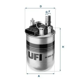 Топливный фильтр UFI 24.080.00