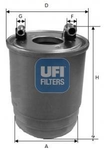 Топливный фильтр UFI 2411100 (фото 1)