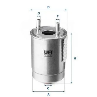 Топливный фильтр UFI 24.147.00