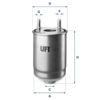 Фільтр паливний UFI 24.186.00 (фото 1)