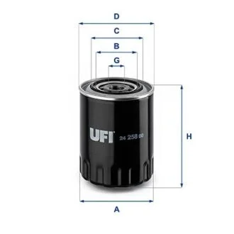 Паливний фільтр UFI 2425800
