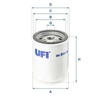 Топливный фильтр UFI 24.304.00