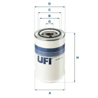Фільтр палива UFI 2434100