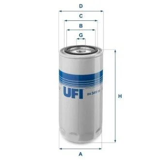Фільтр палива UFI 2434900