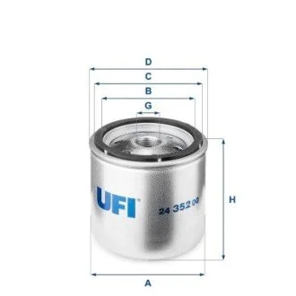 Фільтр палива UFI 2435200