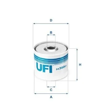Фільтр палива UFI 2436001