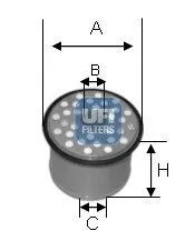 Топливный фильтр UFI 2439000