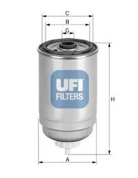 Фiльтр паливний UFI 2439700