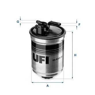 Топливный фильтр UFI 24.415.00