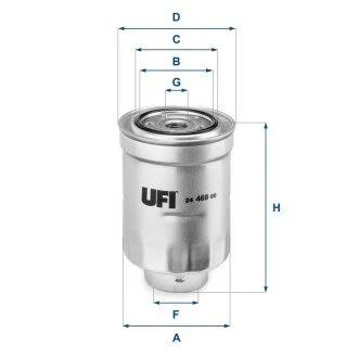 UF2446900 Фільтр палива (шт.) UFI 2446900
