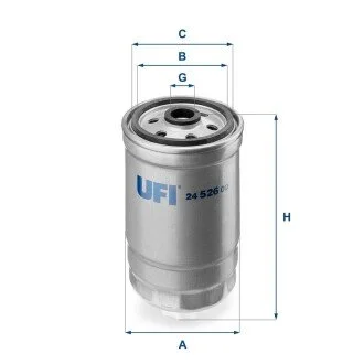 Топливный фильтр UFI 24.526.00