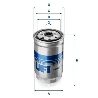 Топливный фильтр UFI 24.529.00
