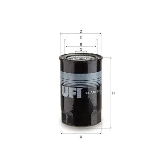 FILTR PALIWA DIESEL UFI 24A0400 (фото 1)