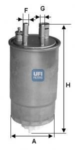 Фільтр палива UFI 24ONE03 (фото 1)