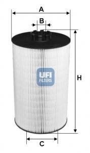 Фільтр масла UFI 2500700