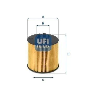 Фільтр масла UFI 25.047.00