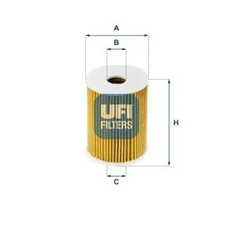 Фільтр оливний UFI 2509100
