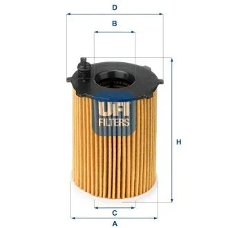 Фільтр мастила UFI 25.128.00