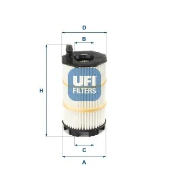 Масляний фiльтр UFI 25.143.00