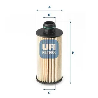 FILTR OLEJU WKLAD UFI 2516000